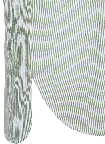 Lang skjorte med korte ermer, Black Forest Stripe, Packshot image number 3