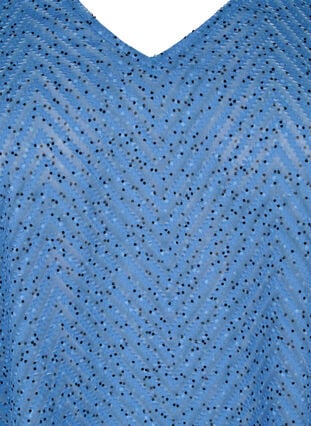 Prikkete bluse med 1/2 ermer, Riverside Dot, Packshot image number 2