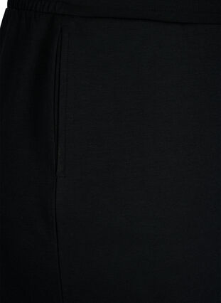Shorts i modalblanding med lommer, Black, Packshot image number 3