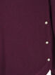 Strikket bluse med perledetaljer, Potent P. Black Mel., Packshot image number 3