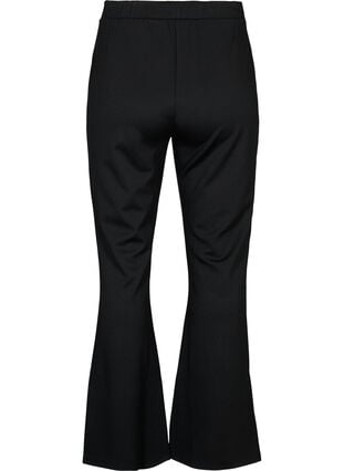 Zizzi Bootcut-bukse i viskoseblanding, Svart, Packshot image number 1