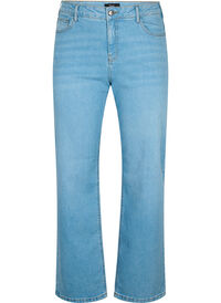  Gemma jeans med høy midje og rett passform 