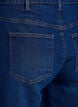 FLASH - Løse denimshorts med høy midje, Blå, Packshot image number 3
