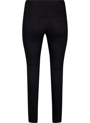 Zizzi Super slim Amy jeans med høyt liv, Svart, Packshot image number 1