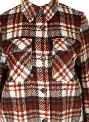 Rutete skjortejakke med lommer på brystet, Sequoia Check, Packshot image number 2
