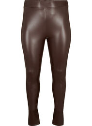 Belagte leggings med fôr, Coffee Bean