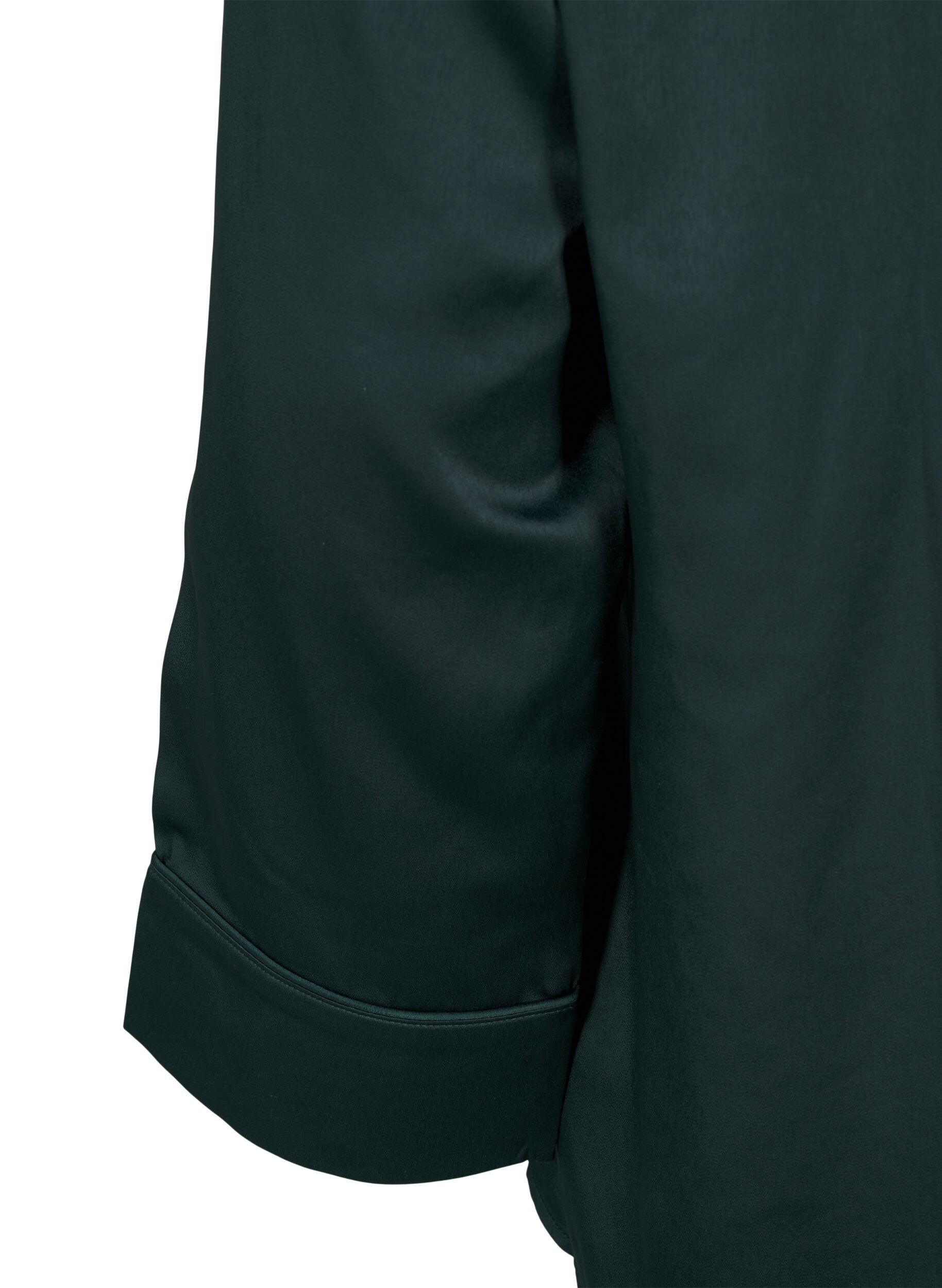 Zizzi Nattskjorte i sateng, Scarab, Packshot image number 3