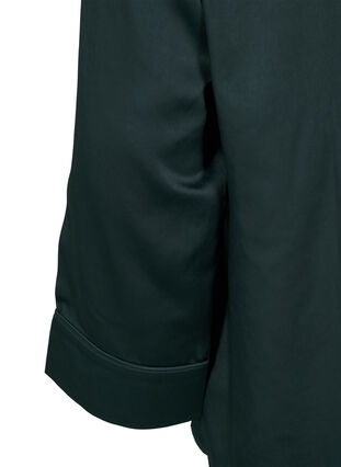Zizzi Nattskjorte i sateng, Scarab, Packshot image number 3