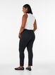 Emily Stay Black jeans med regular fit og vanlig midje, Svart, Model image number 1
