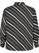 Stripete skjorte med lange ermer, Black Stripe, Packshot image number 1