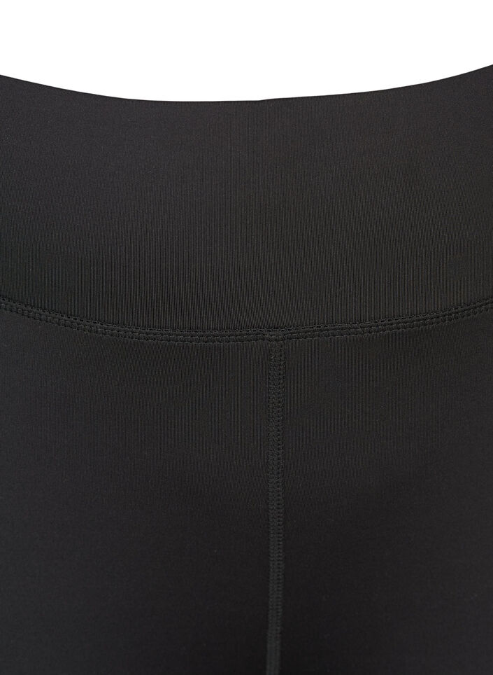 Cropped basis treningsleggings, Svart, Packshot image number 3