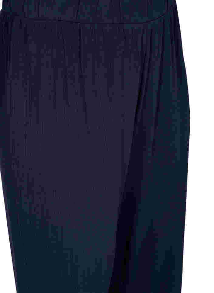 Pysjamasbukser i bomull med mønster, Navy Blazer, Packshot image number 2