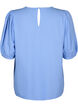 Viskosebluse med 1/2-ermer, Cornflower Blue, Packshot image number 1