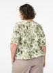 Bluse med trykk og 1/2 ermer, Gr&oslash;nn, Model image number 2