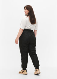 Quilted termobukser, Black, Model