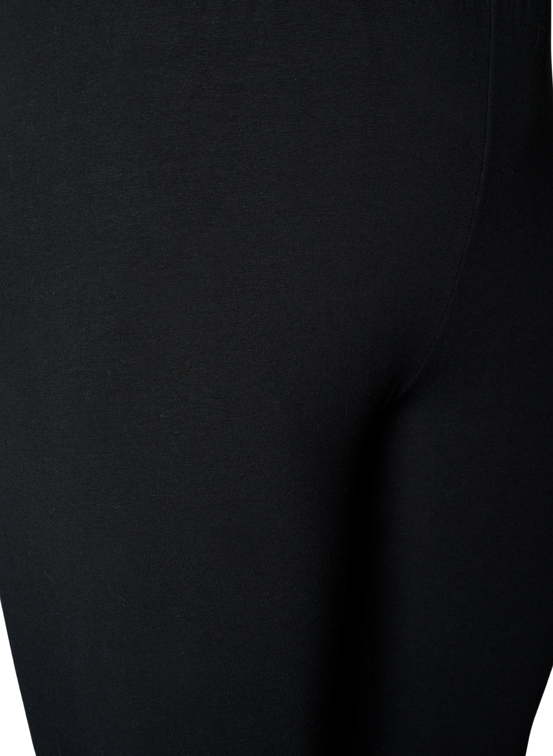 ZizziUtsvingte jerseybukser, Svart, Packshot image number 2