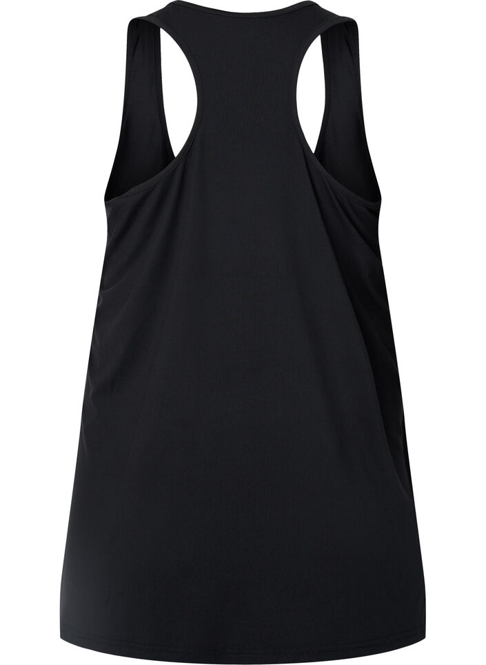 Treningstopp med bryterrygg, Black, Packshot