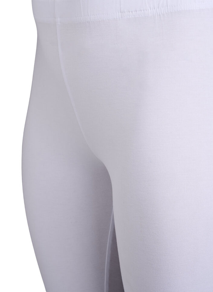 Basis leggings i viskose, Hvit, Packshot image number 2