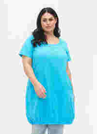 Kortermet kjole i bomull, Blue Atoll, Model