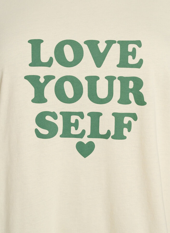 T-skjorte med trykk, Gul, Packshot image number 2