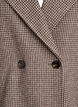 Kort blazer med dobbeltradede knapper, Brun, Packshot image number 2