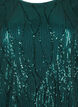 Langermet paljettkjole med mønster, Rain Forest, Packshot image number 2