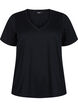 FLASH - T-skjorter med V-hals, 2 stk., Black/Black, Packshot image number 2