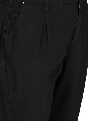 Baggy jeans i bomull, Black , Packshot image number 2
