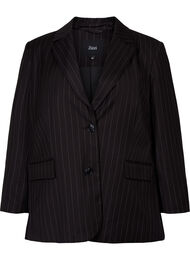 Pinstripe jakke, Black W. Pinstripe, Packshot