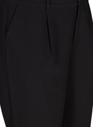 Ensfargede bermuda shorts, Black, Packshot image number 2