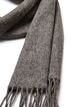 Ullskjerf med frynser, Grå, Packshot image number 1