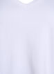 Basis V-hals T-skjorte i økologisk bomull, Hvit, Packshot image number 2