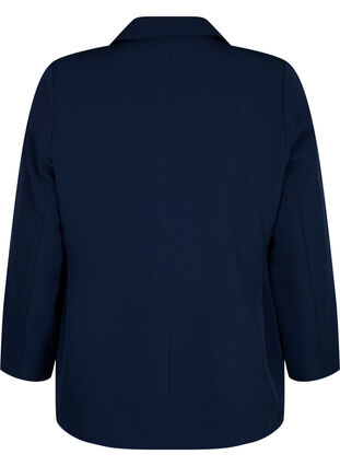 Klassisk blazer med knappelukking, Navy Blazer, Packshot image number 1