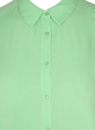 Lang viskose skjorte med 2/4-ermer, Summer Green, Packshot image number 2