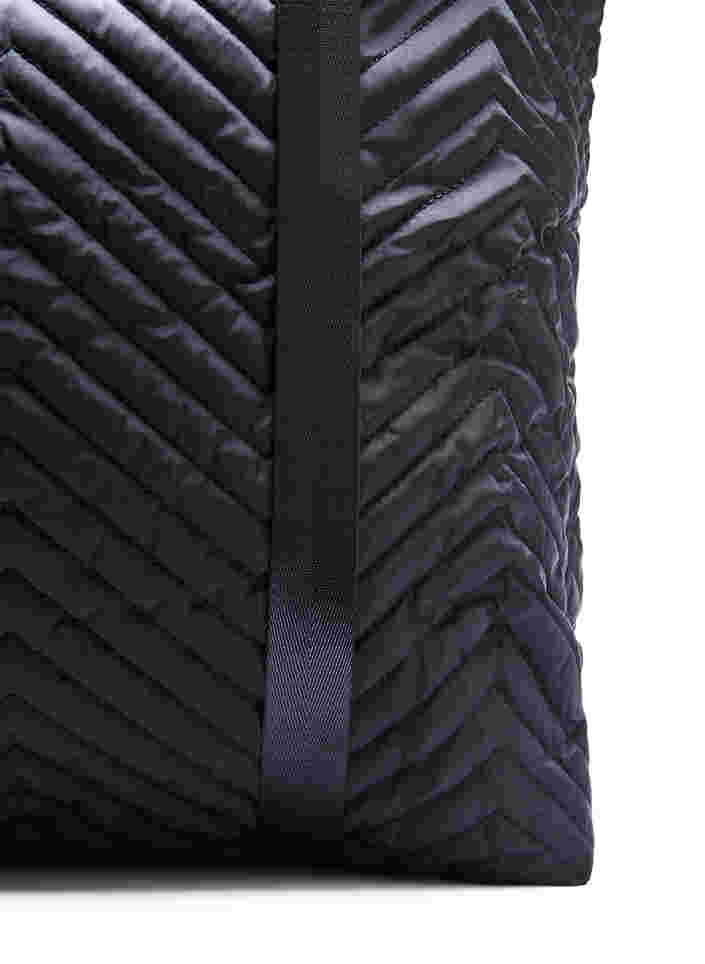 Veske med glidelås, Black, Packshot image number 3