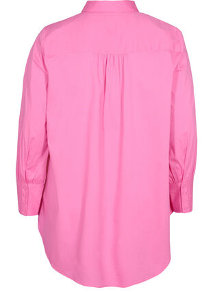 Langermet skjorte med høy mansjett, Aurora Pink, Packshot image number 1