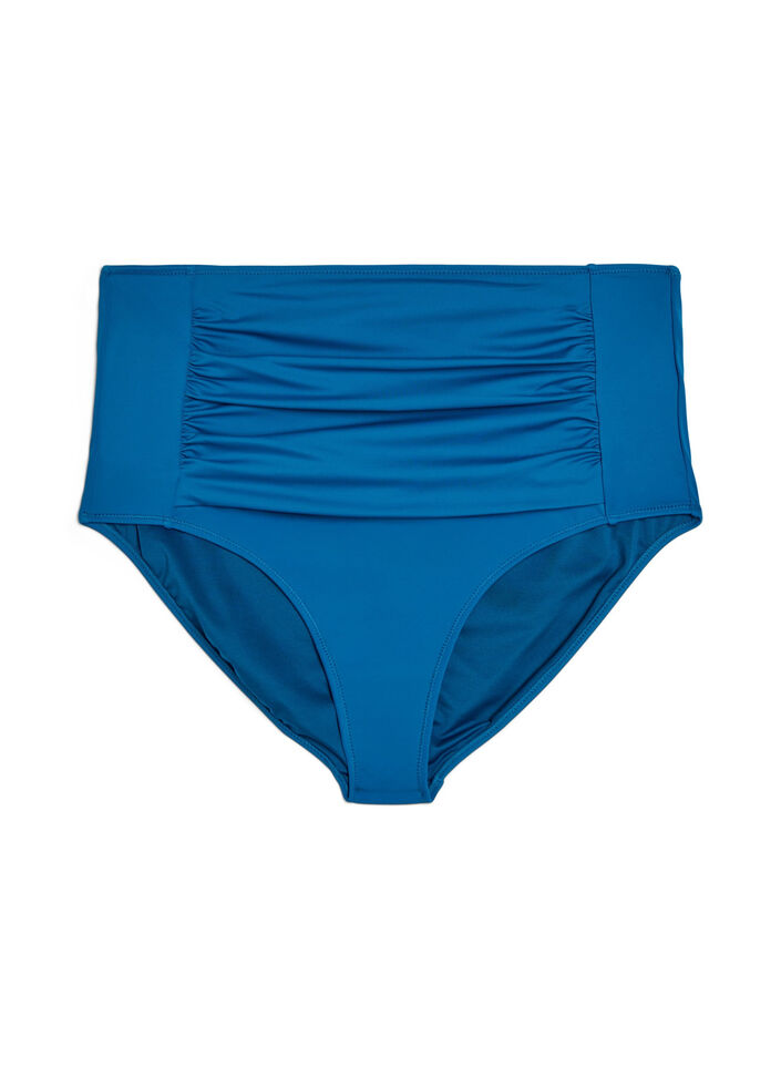 Bikinitruse med h&oslash;y midje, Bl&aring;, Packshot image number 0