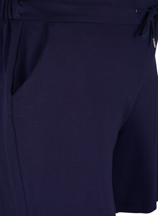 Løse shorts med knyting og lommer, Navy Blazer, Packshot image number 2