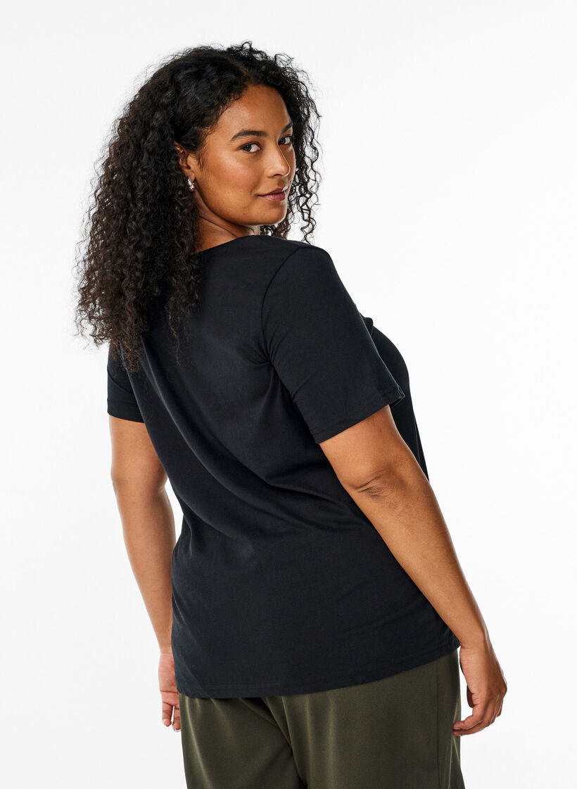 FLASH - T-skjorte med motiv, Svart, Model image number 2