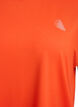 Ensfarget trenings-T-skjorte, Orange, Packshot image number 2