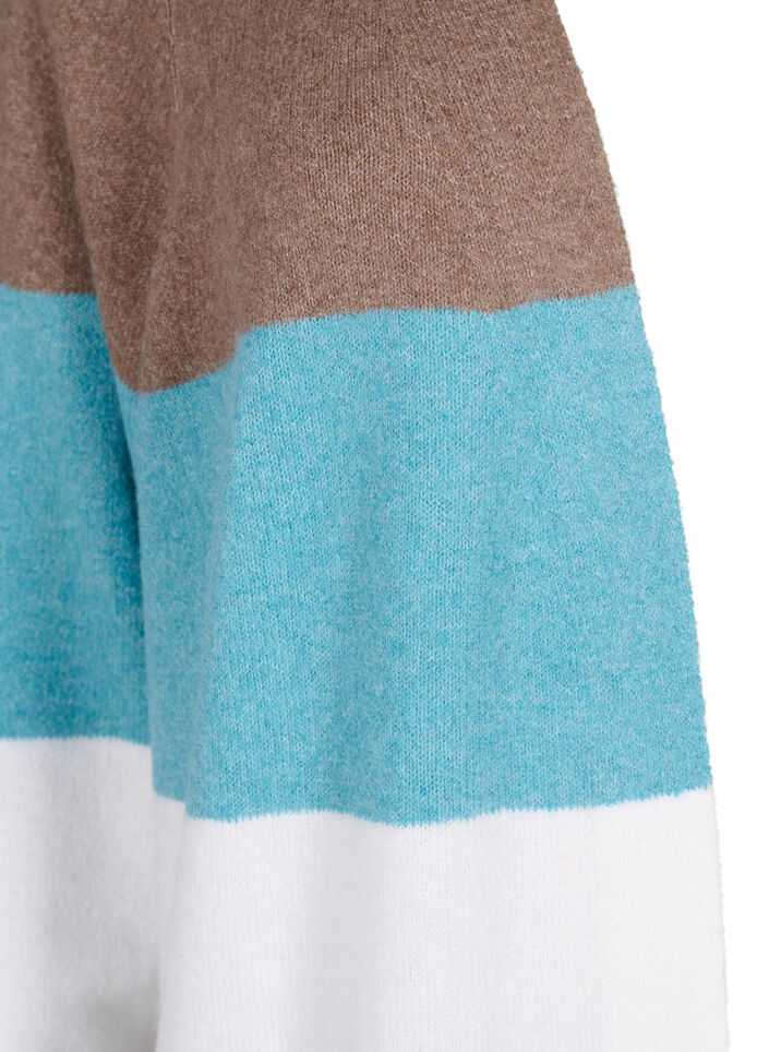 Lang cardigan med åpen front, Reef Waters Mel Comb, Packshot image number 2