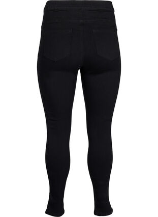 Zizzi Jeggings med høy midje, Svart, Packshot image number 1