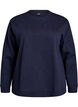 Genser med crewneck, Bl&aring;, Packshot image number 0