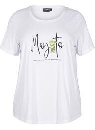 FLASH - T-skjorte med motiv, Bright White Mojito