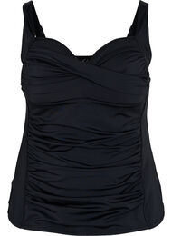 Tankini med draperinger, Black