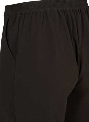Culottebukser med elastikk, Black, Packshot image number 3