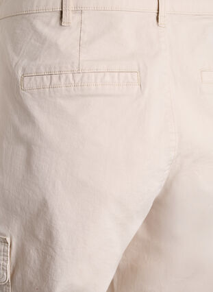 Zizzi Cargo knickers med høy midje, Beige, Packshot image number 3