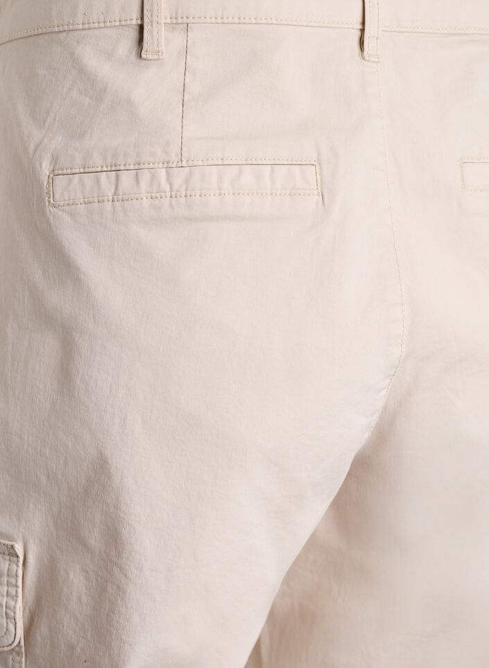 Cargo knickers med høy midje, Beige, Packshot image number 3