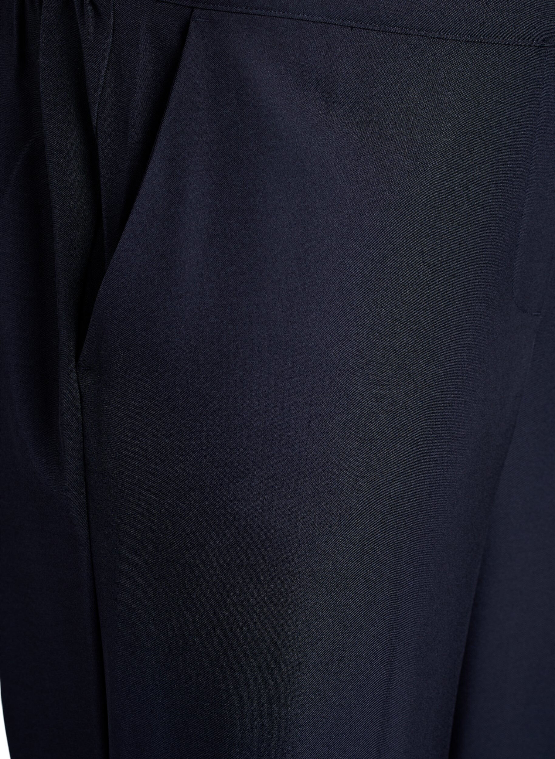 Zizzi FLASH - Loose bukser med lommer, Svart, Packshot image number 2