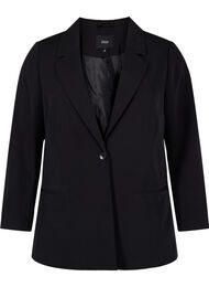 Blazer som lukkes med én knapp, Black